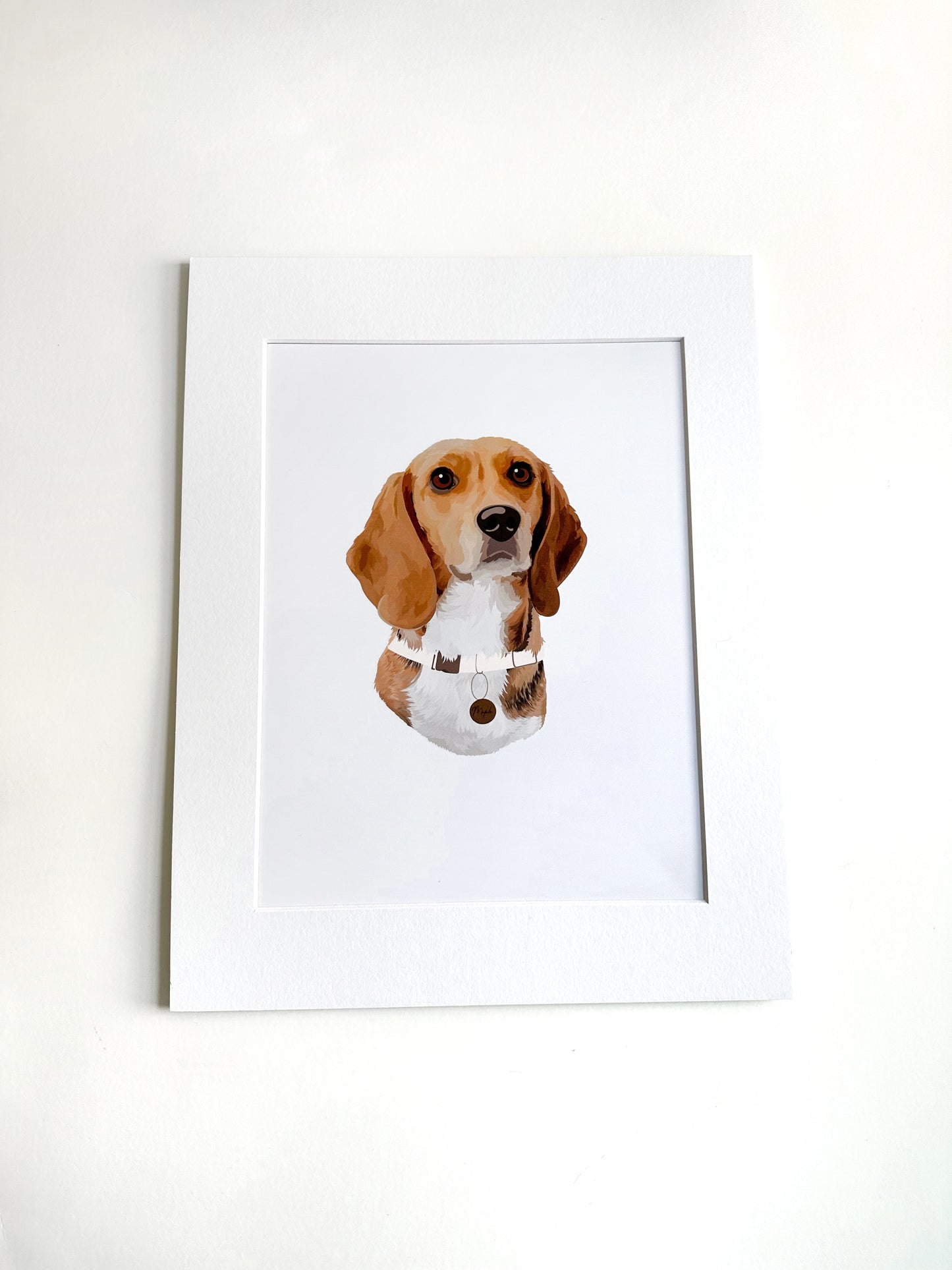 Custom Pet Portrait + Print Bundle