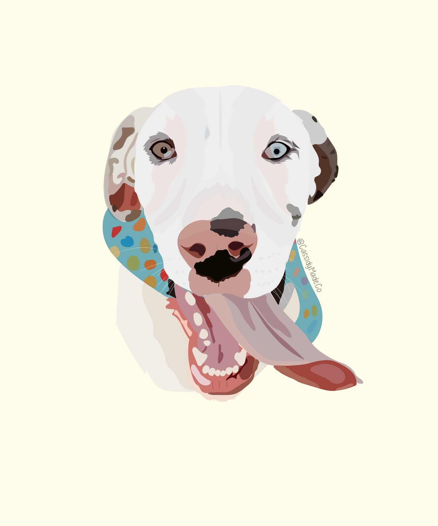 Custom Peekaboo Portrait - Head/Chest Only - Digital File Only