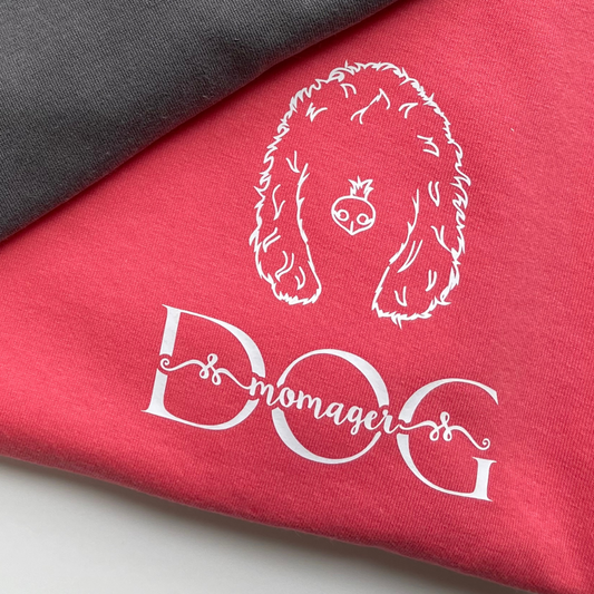 Custom Ear Outline "Dog Momager" T-Shirt V2