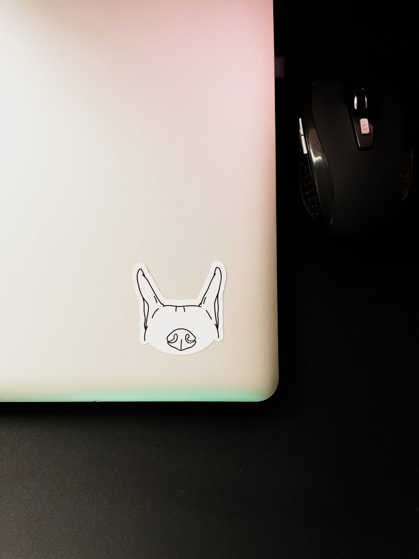 Custom Ear & Nose Outline + Stickers Bundle